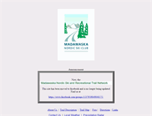Tablet Screenshot of madawaskanordic.org